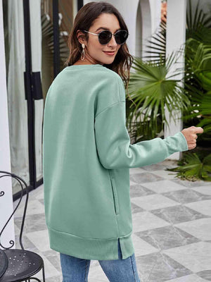 Merry Christmas Graphic Women Long Sleeve Sweatshirt-MXSTUDIO.COM