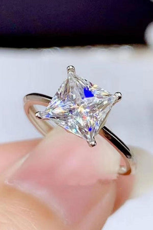 Meticulous 5 Carat Moissanite Solitaire Ring - MXSTUDIO.COM