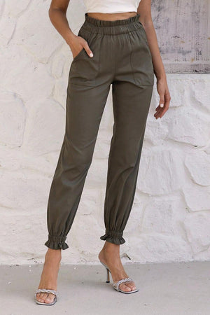 Minimalist Charm High Waisted Jogger Pants - MXSTUDIO.COM