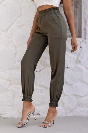 Minimalist Charm High Waisted Jogger Pants - MXSTUDIO.COM