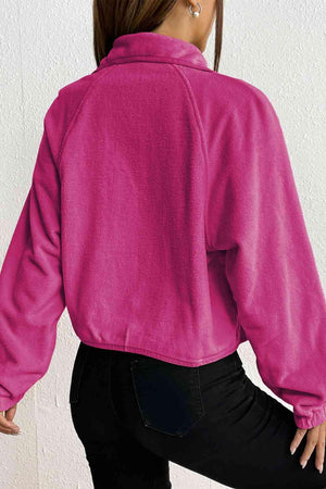 Modern Look Collared Snap Button Jacket - MXSTUDIO.COM