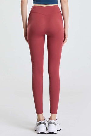 Moisture-Wicking Active V Waist Leggings - MXSTUDIO.COM