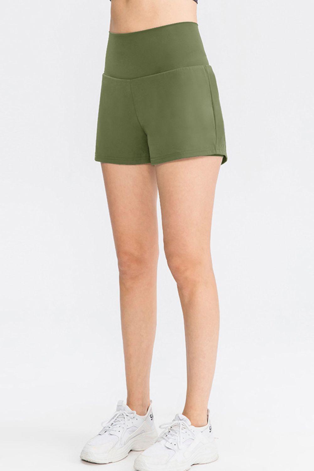 Move Freely High Waisted Running Shorts - MXSTUDIO.COM