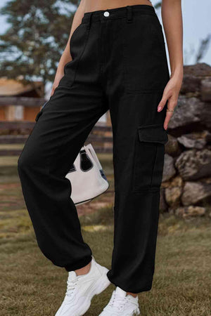 Naturally Understated High Waist Cargo Joggers - MXSTUDIO.COM