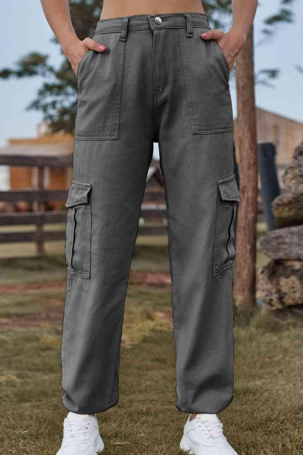 Naturally Understated High Waist Cargo Joggers - MXSTUDIO.COM