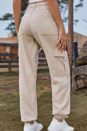 Naturally Understated High Waist Cargo Joggers - MXSTUDIO.COM