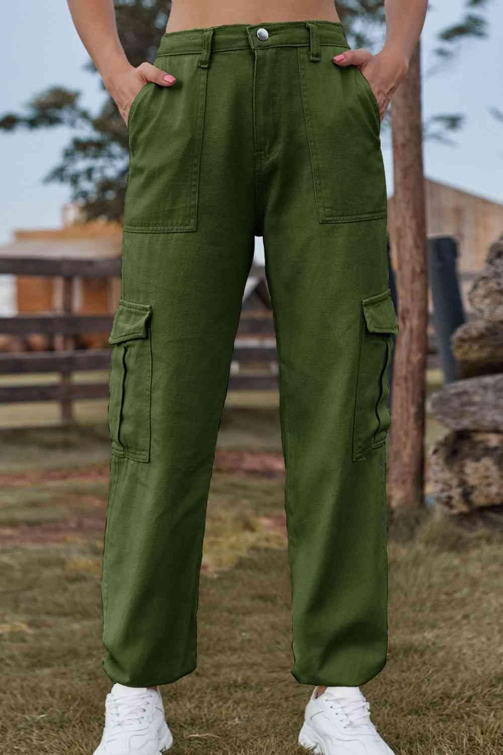 Naturally Understated High Waist Cargo Joggers - MXSTUDIO.COM