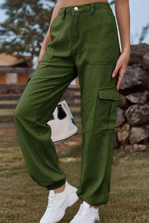 Naturally Understated High Waist Cargo Joggers - MXSTUDIO.COM