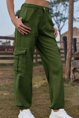 Naturally Understated High Waist Cargo Joggers - MXSTUDIO.COM
