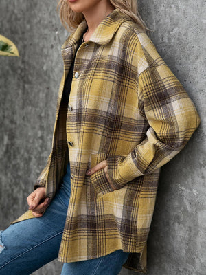 Never Out of Style Oversized Plaid Shirt - MXSTUDIO.COM