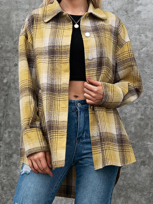 Never Out of Style Oversized Plaid Shirt - MXSTUDIO.COM