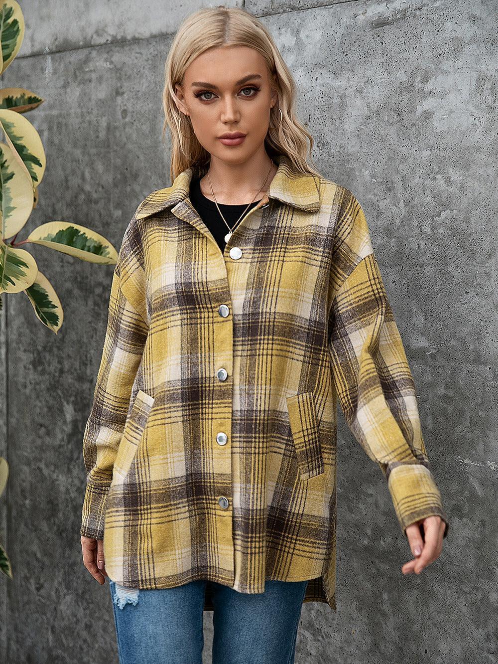 Never Out of Style Oversized Plaid Shirt - MXSTUDIO.COM