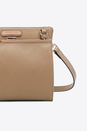 Nicole Lee Adjustable Strap Vegan Leather Handbag - MXSTUDIO.COM