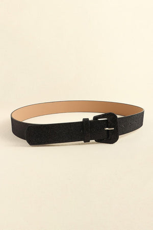 Noticeable Women's PU Leather Glitter Belt - MXSTUDIO.COM