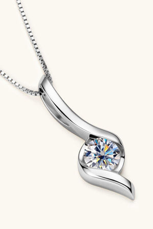 Nourish Moments Round 1 Carat Moissanite Necklace - MXSTUDIO.COM