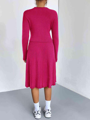 On The Go Rib-Knit Sweater and Skirt Set-MXSTUDIO.COM