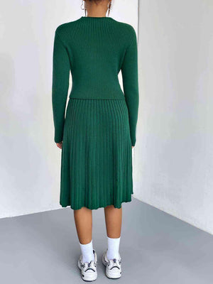 On The Go Rib-Knit Sweater and Skirt Set-MXSTUDIO.COM
