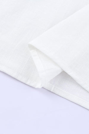 Optimistic Short Sleeve Floral Embroidered Top - MXSTUDIO.COM