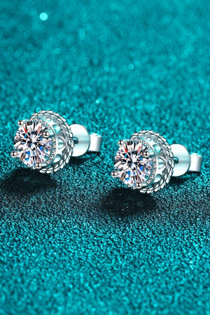Own Your Style 2 Carat Moissanite Stud Earrings - MXSTUDIO.COM