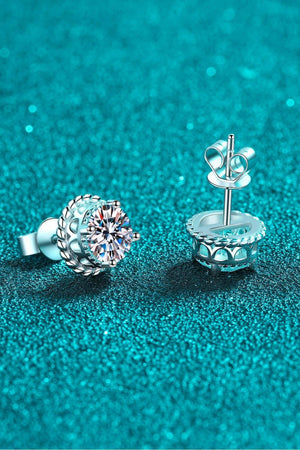 Own Your Style 2 Carat Moissanite Stud Earrings - MXSTUDIO.COM