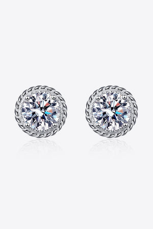 Own Your Style 2 Carat Moissanite Stud Earrings - MXSTUDIO.COM