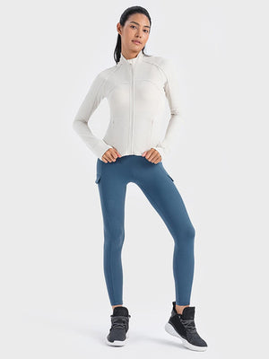 Peak Performance Long Sleeve Zip Up Sports Jacket - MXSTUDIO.COM