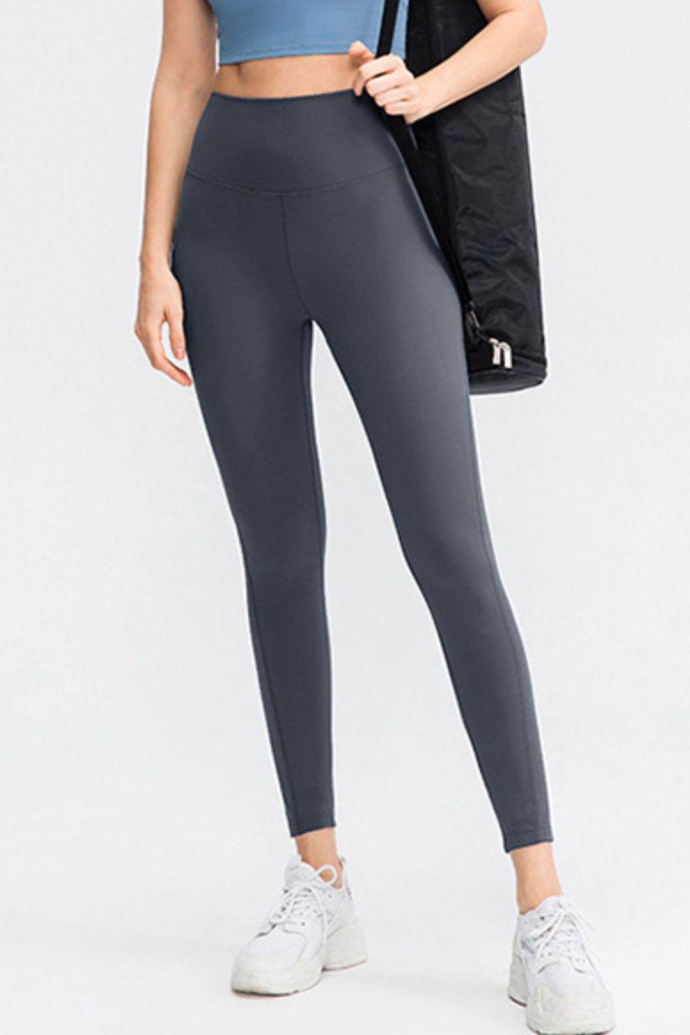 Perfectly Poised Wide Waistband Slim Fit Leggings - MXSTUDIO.COM