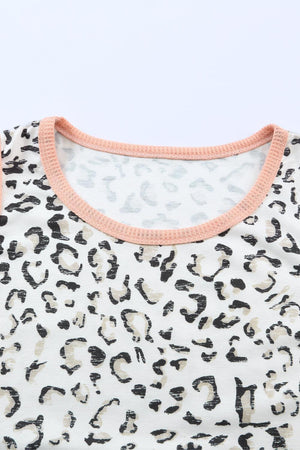 Pleasing Aura Crew Neck Leopard Print Tank - MXSTUDIO.COM