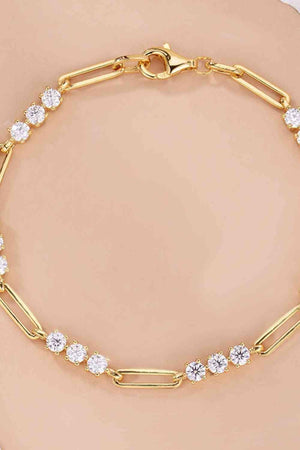 Polished Brilliance 1.8 Carat Moissanite Bracelet-MXSTUDIO.COM