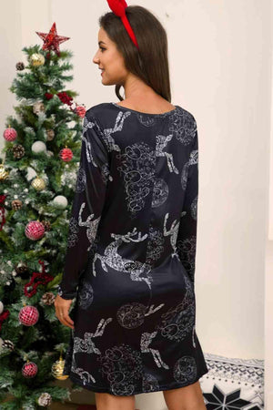 Precious Long Sleeve Women Christmas Dress-MXSTUDIO.COM
