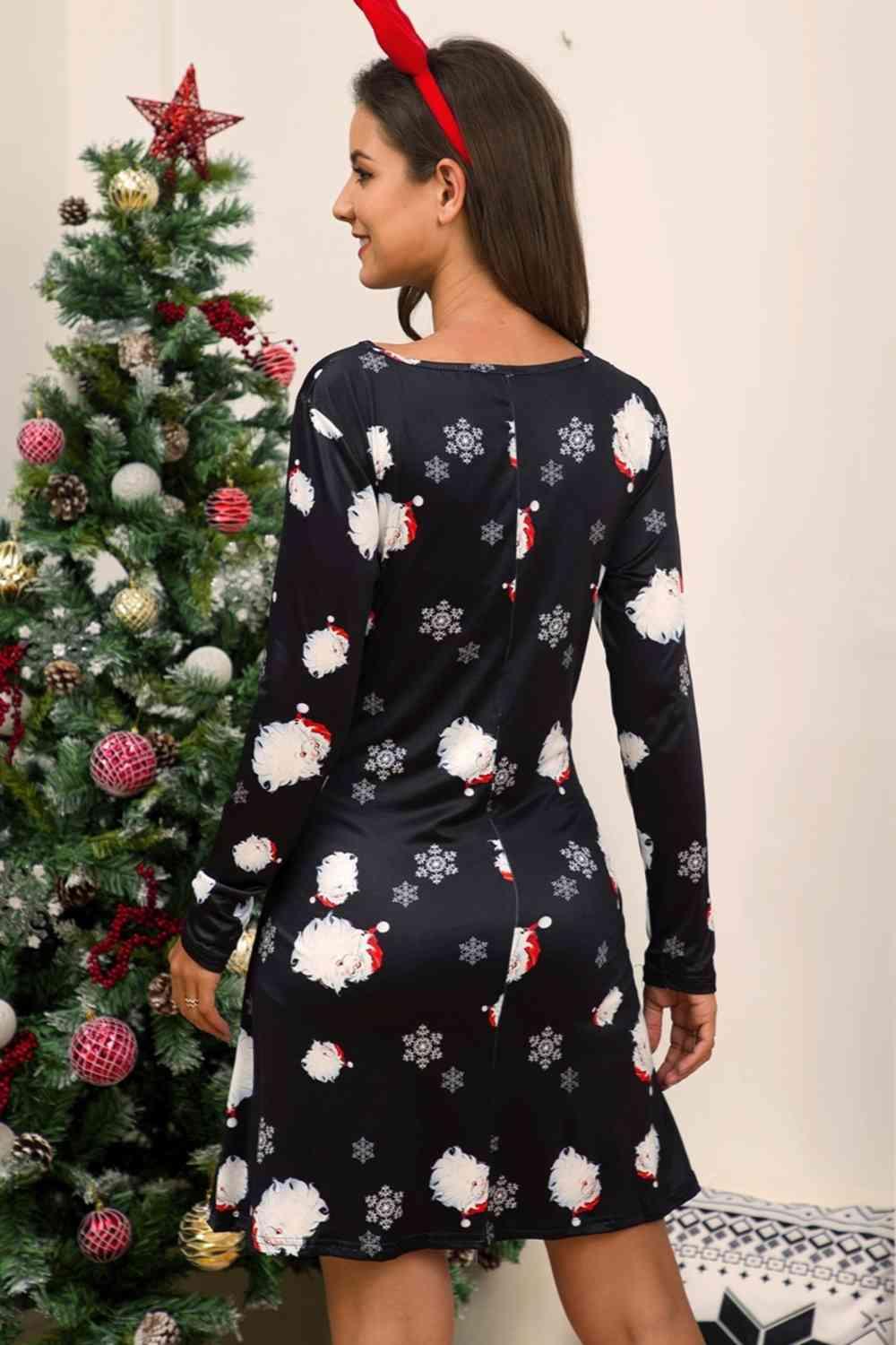 Precious Long Sleeve Women Christmas Dress-MXSTUDIO.COM