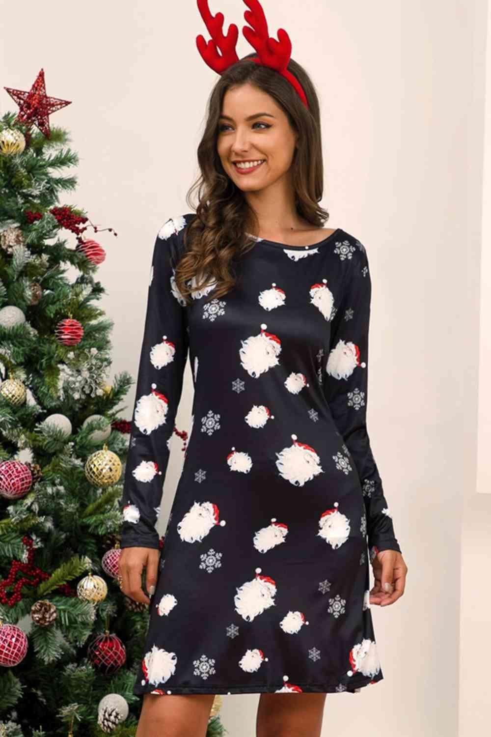 Precious Long Sleeve Women Christmas Dress-MXSTUDIO.COM