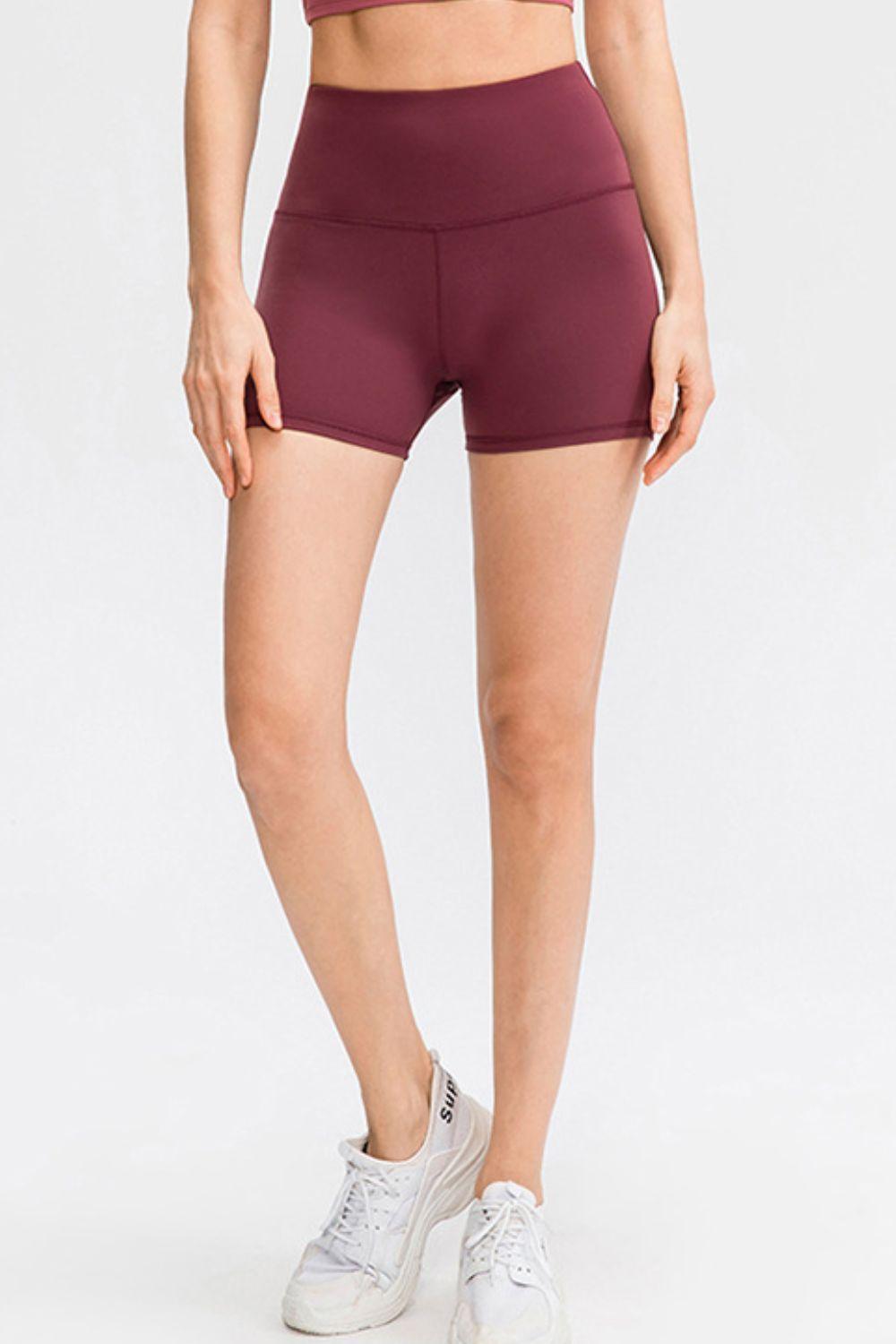 Proper Execution High Waisted Training Shorts - MXSTUDIO.COM