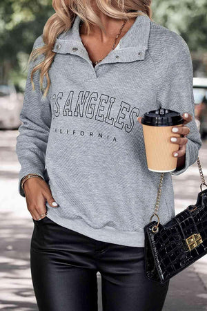 Quarter Snap Los Angeles California Sweatshirt-MXSTUDIO.COM