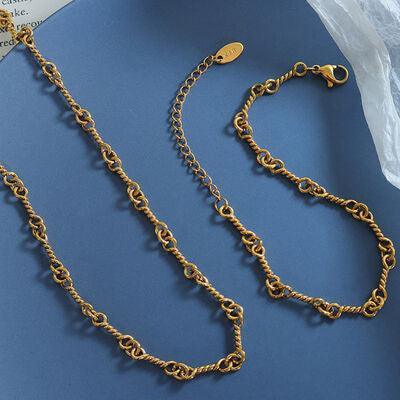 a close up of a necklace on a table