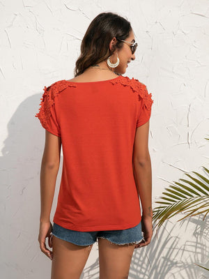 Refocus Cold Shoulder Scoop Neck Blouse - MXSTUDIO.COM