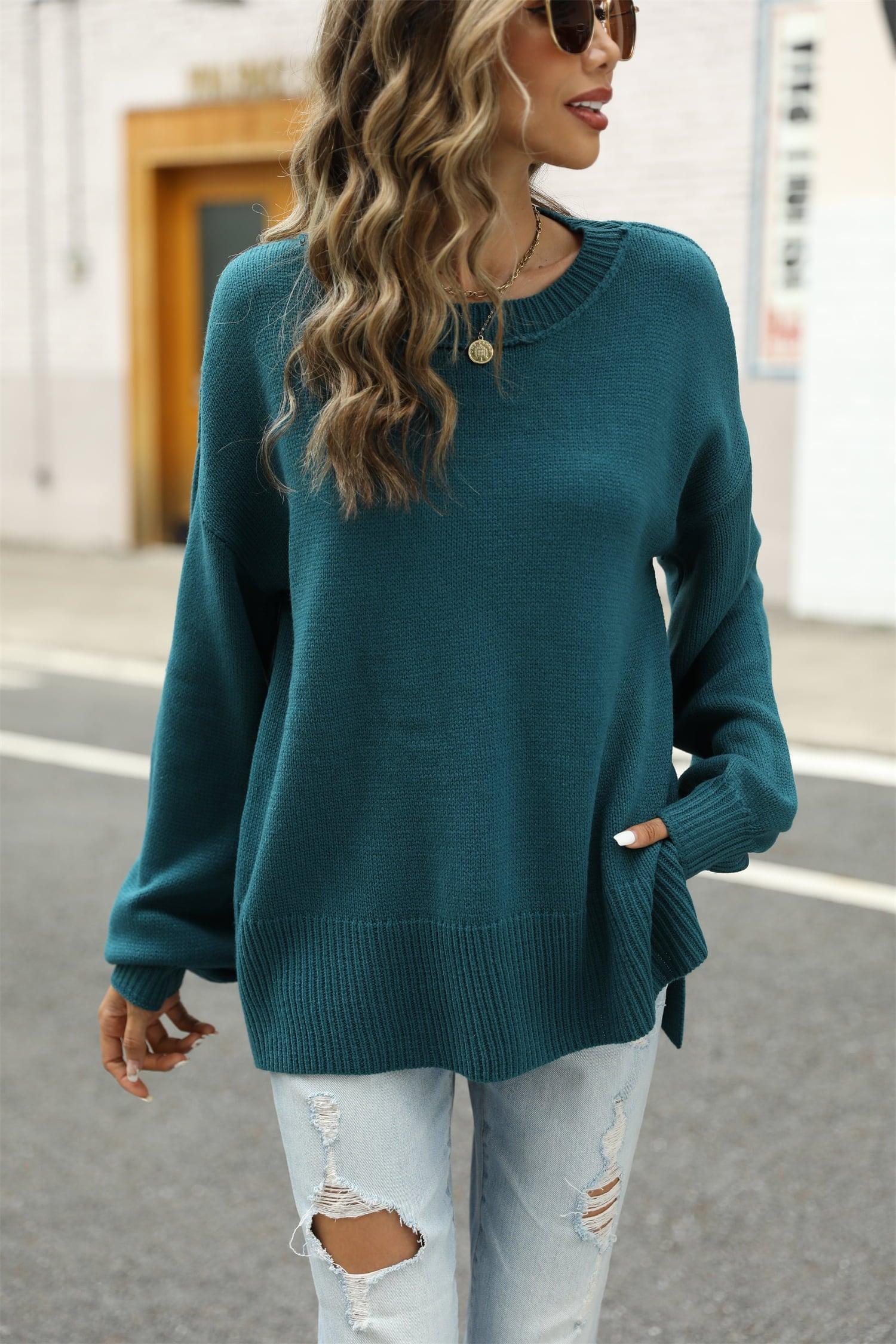 Remarkable Warmth Long Sleeve Crew Neck Sweater - MXSTUDIO.COM
