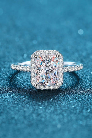 Resilient Sparkle 2 Carat Moissanite Halo Ring - MXSTUDIO.COM