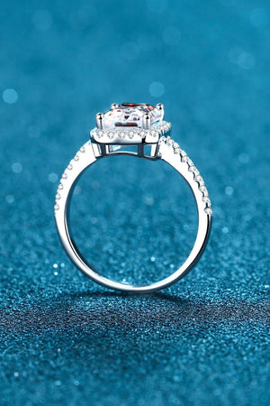 Resilient Sparkle 2 Carat Moissanite Halo Ring - MXSTUDIO.COM