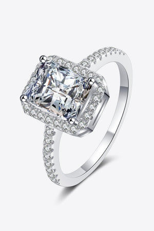 Resilient Sparkle 2 Carat Moissanite Halo Ring - MXSTUDIO.COM