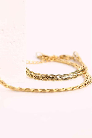 Satisfying 18K Gold-Plated Stainless Steel Necklace-MXSTUDIO.COM