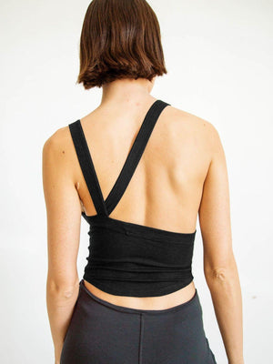 Savage And Sexy Ribbed Cropped Tank Top - MXSTUDIO.COM