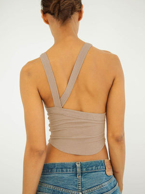 Savage And Sexy Ribbed Cropped Tank Top - MXSTUDIO.COM