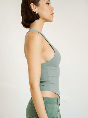 Savage And Sexy Ribbed Cropped Tank Top - MXSTUDIO.COM