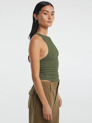 Savage And Sexy Ribbed Cropped Tank Top - MXSTUDIO.COM