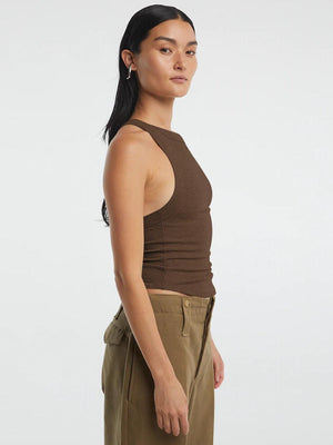 Savage And Sexy Ribbed Cropped Tank Top - MXSTUDIO.COM