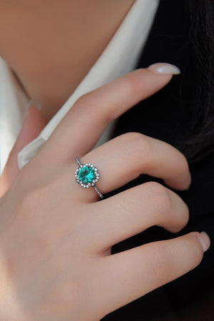 See The Best Flower Shape Paraiba Tourmaline Ring - MXSTUDIO.COM