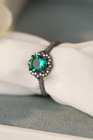 See The Best Flower Shape Paraiba Tourmaline Ring - MXSTUDIO.COM