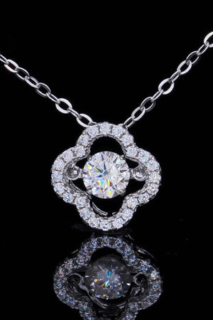 Sensational Flower Shape Moissanite Necklace Womens - MXSTUDIO.COM