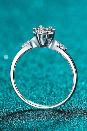 Shape Your Dreams Sterling Silver Moissanite Ring - MXSTUDIO.COM